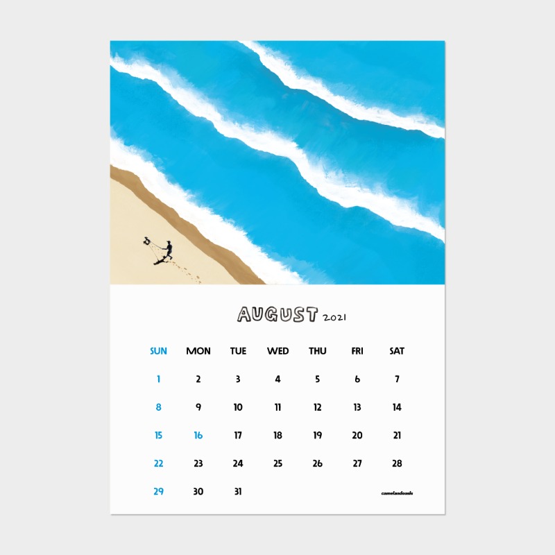 [calendar] August 2021