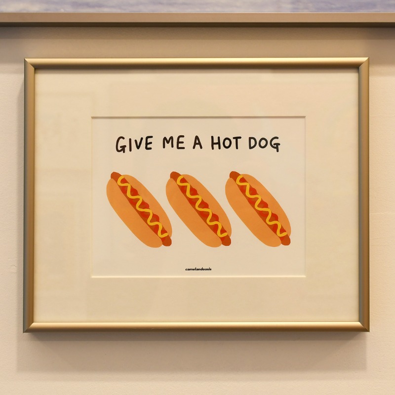 [postcard] Give Me A Hot Dog