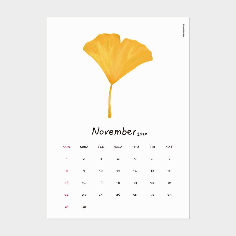 [calendar] November 2020