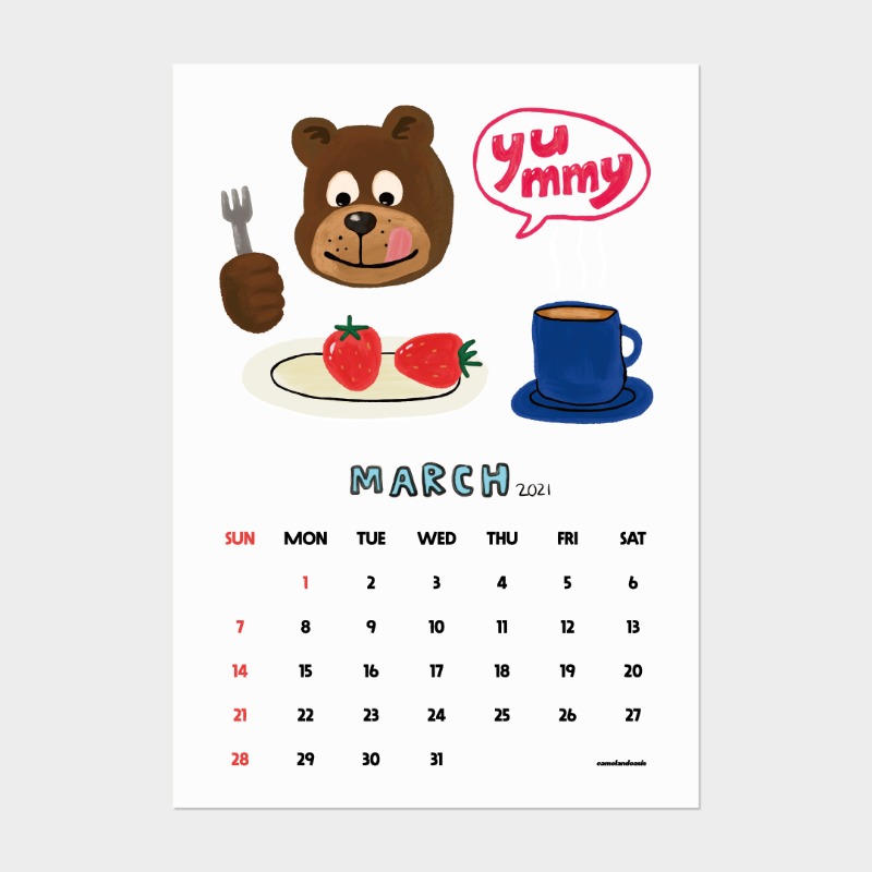 [calendar] March 2021