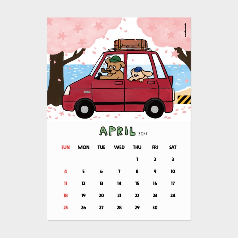 [calendar] April 2021