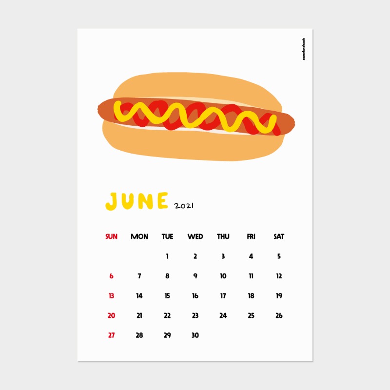 [calendar] June 2021